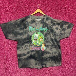 Rick and Morty With Summer tie dye tshirt size 3XL